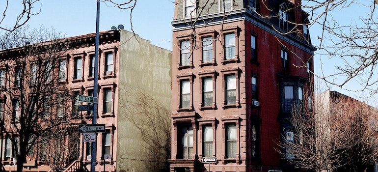 Red brick building in Red Hook