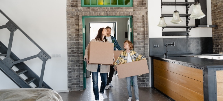 a family moving in - a portrayal of moving to Carol Gardens with your family