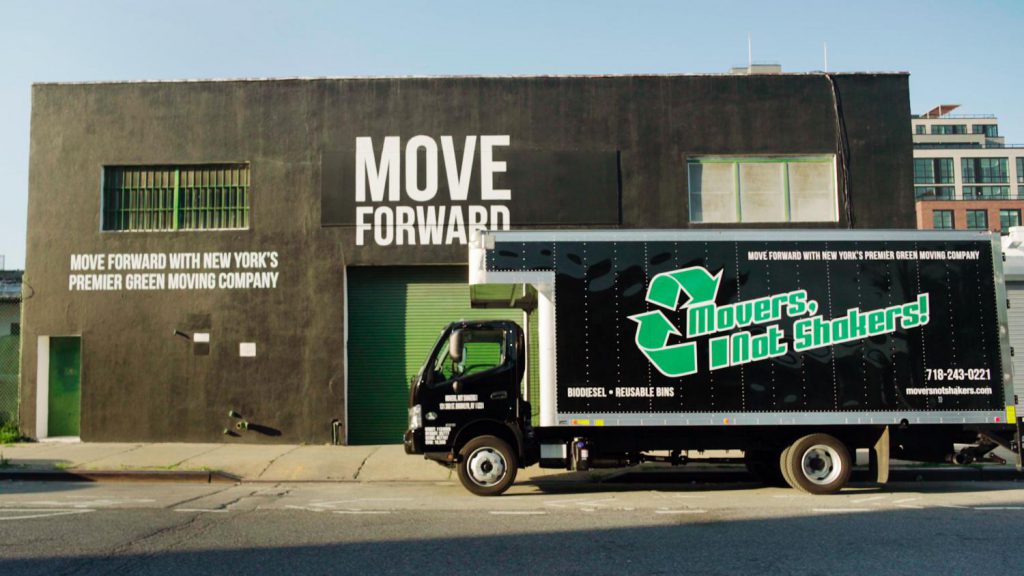 Movers Not Shakers moving truck