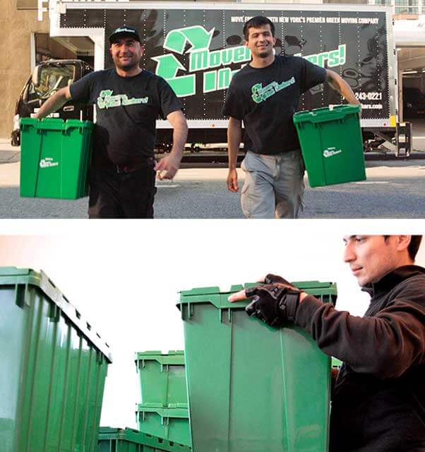 local movers Brooklyn with reusable moving bins